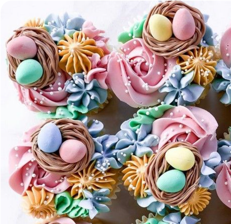 Bunny Nest Cupcakes