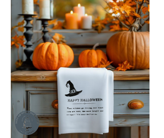 For The Kitchen: Tea Towels - Halloween