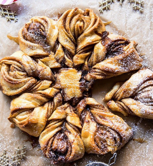 Christmas Snowflake Pull Apart Wreath